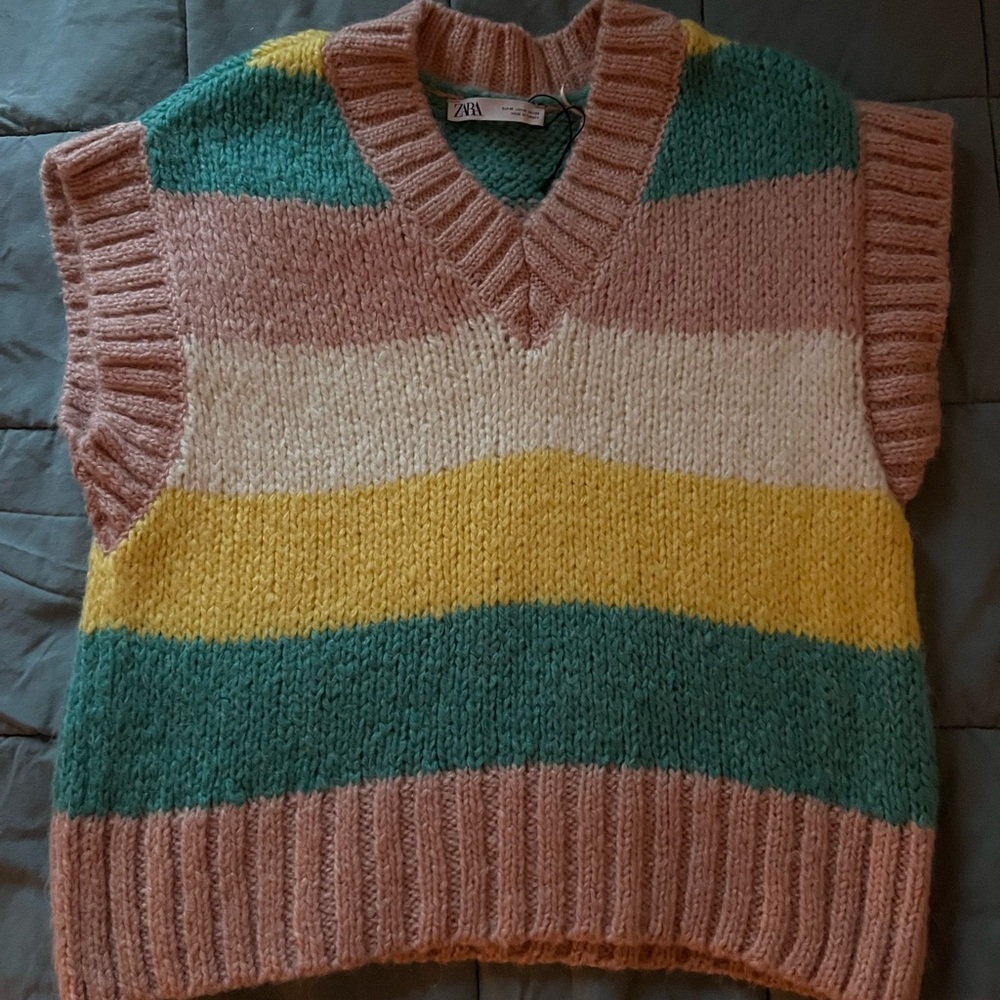 Zara sweater vest